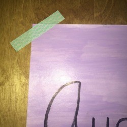 Hang Posters with Washi Tape