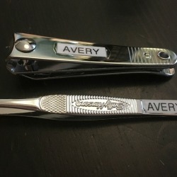 Labeling Nail Clippers and Tweezers