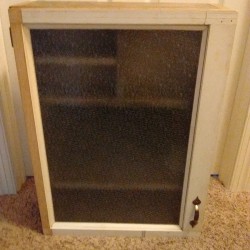 closed cabinet