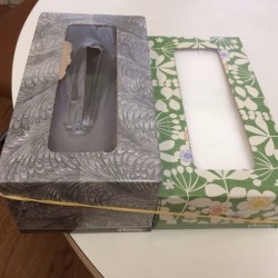 Store Used Tissues in Empty Box