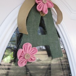 Making A Monogram Door Ornament
