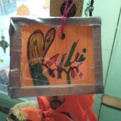 Children's Art Frame Ornament 