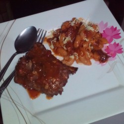 A creepy dinner for Halloween.
