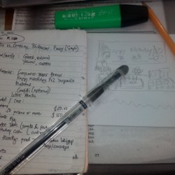 A list preparing for a celebration