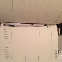 A datebook that can be used as a journal.