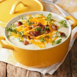 Leftover Mashed Potato Soup