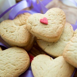 Mother's Day Heart Cookies