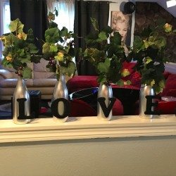 Decorated Wine Bottles