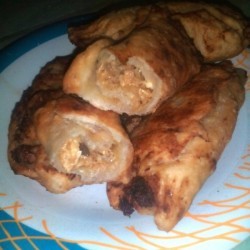 cooked tuna pockets on plate