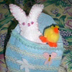 Spring Magnet or Easter Basket Decoration
