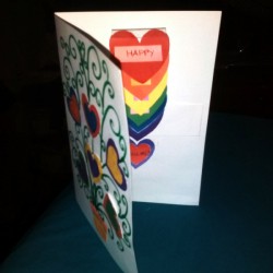Mother's Day Surprise Greeting Card - standing open card