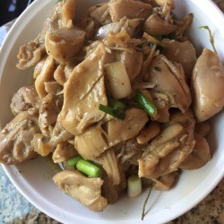 Ginger Chicken Stir Fry in bowl