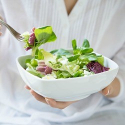 A bowl of healthy salad.