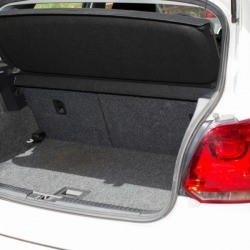 The trunk of a car.