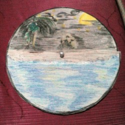 Day and Night Spinning Card - night scene