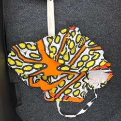 Reusable shopping bags for the grocery store.