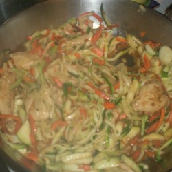 Chicken Zoodle-Do finished in pan