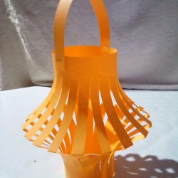 Making a Paper Lantern - finished lantern