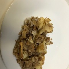 Apple Oatmeal Bar on plate