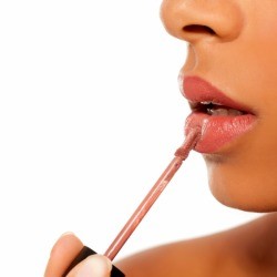 Applying Lip Gloss