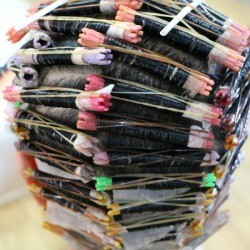 Woman Getting Perm