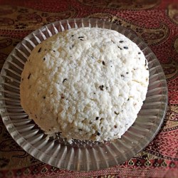 Homemade Cumin Spiced Cheese on plate