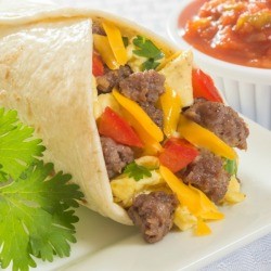 Sausage Breakfast Burrito