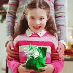 Girl with Present