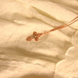 Yellowed Lace Christening Gown