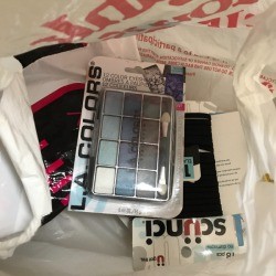 An unopened eye makeup to give away.