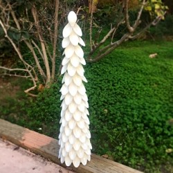 Plastic Spoon Tree - tree in the garden