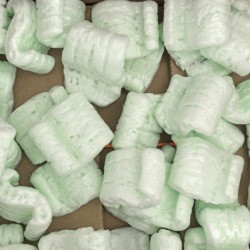 Green Packing Peanuts