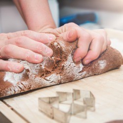 Kneading Cookie Dough