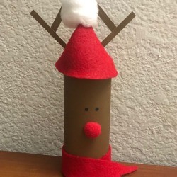 Holiday Reindeer Candy Holder