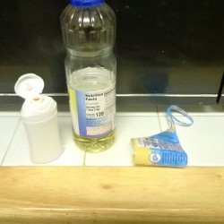 Store Oil in Recycled Plastic Bottle