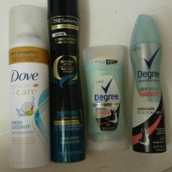 Sample of Haircare and Beauty Products