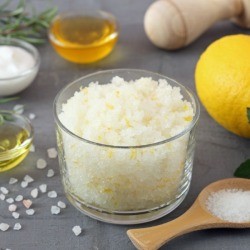 Homemade Salt Scrub