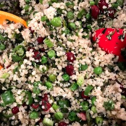 Spinach, Bean and Quinoa Salad