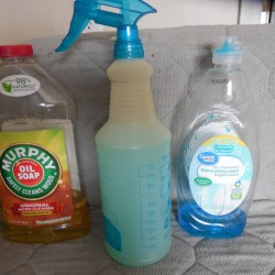 DIY Kitchen Cleaner Spray - supplies