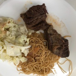 Short Ribs on dinner plate