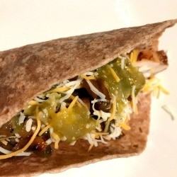 Chicken Fajitas with Green Verde Salsa 