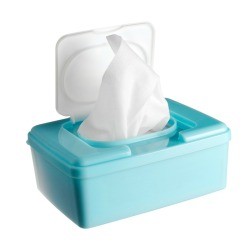 Plastic wipes box.