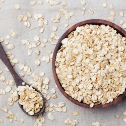 Oats in a bowl