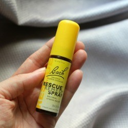 Bottle of Rescue Remedy spray.