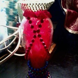 Decorated Flower Vase - decorated flower vase