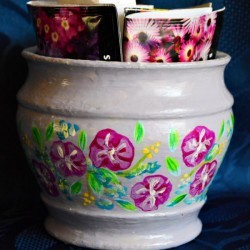 Gardener's Floral Gift Box - decorated pot with seed packets ready to gift