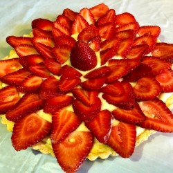 finished Strawberry Tart