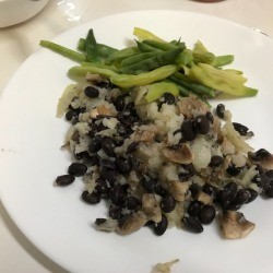 Dinner on plate