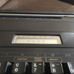 Repairing an Electric Typewriter - LCD screen
