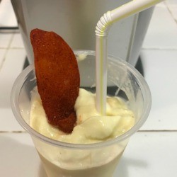Dole Whip in cup with spicy mango 